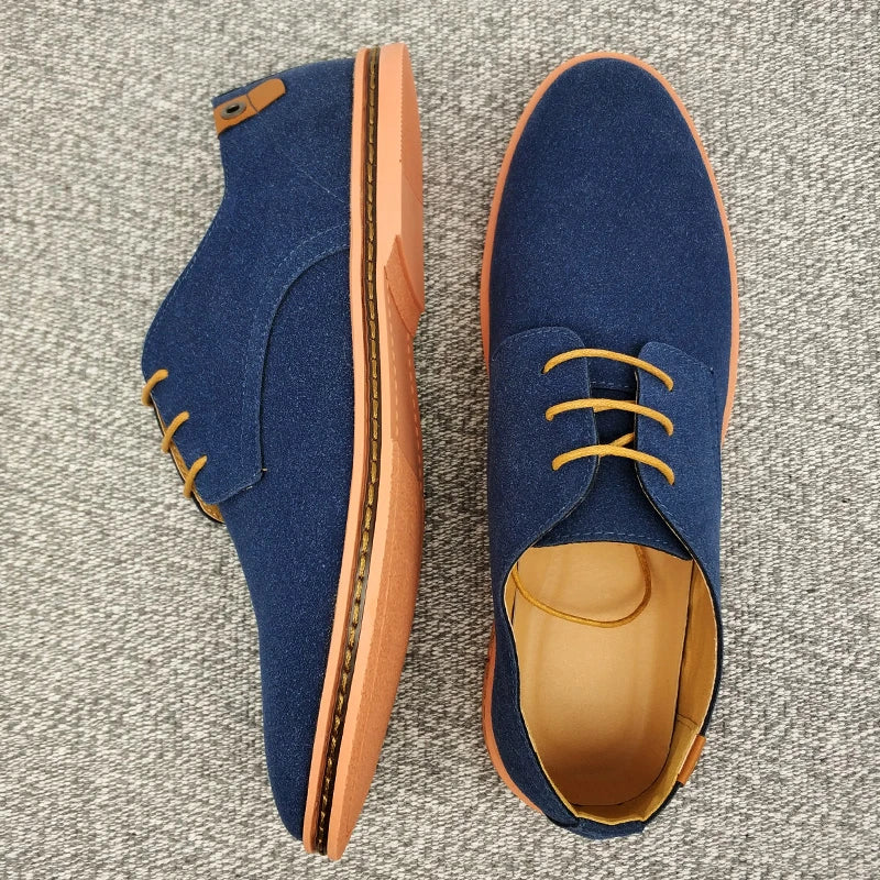Chaussures en toile pour hommes à semelles souples - Baskets Oxford pour hommes