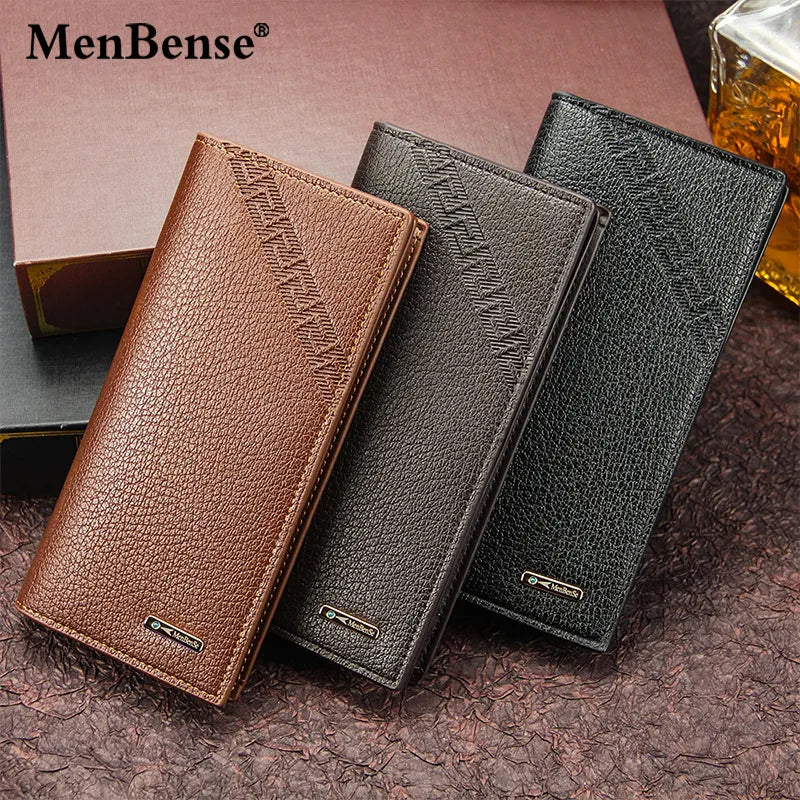 Long Slim Wallet with Multiple Card Slots