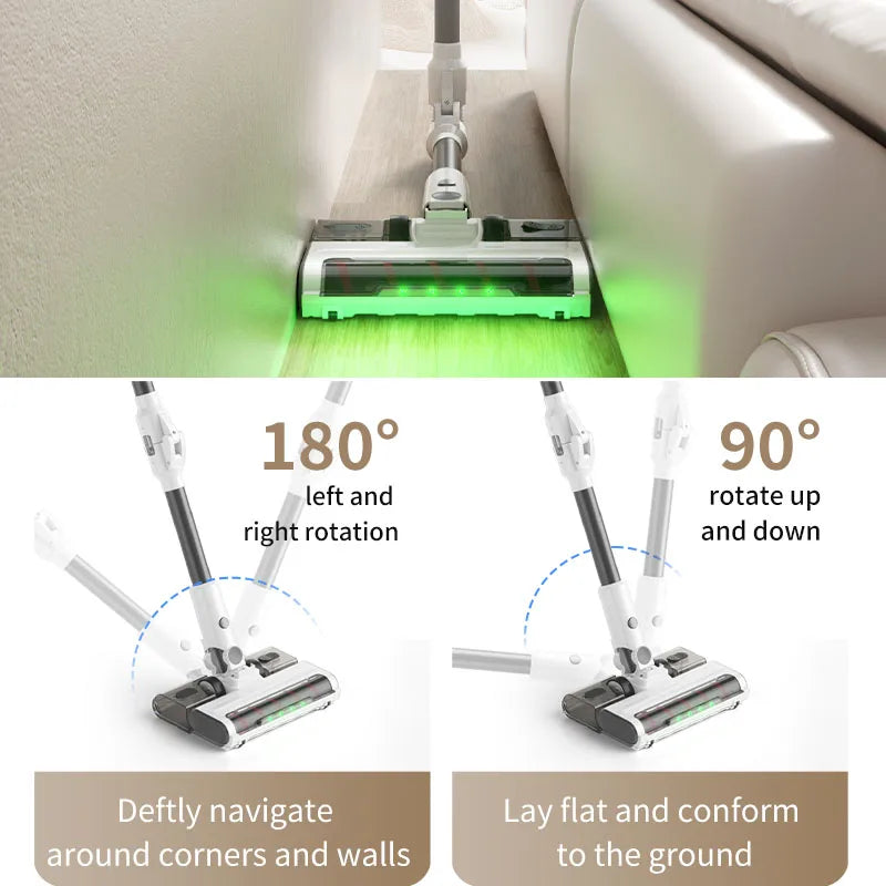 Aspirateur avec affichage LED