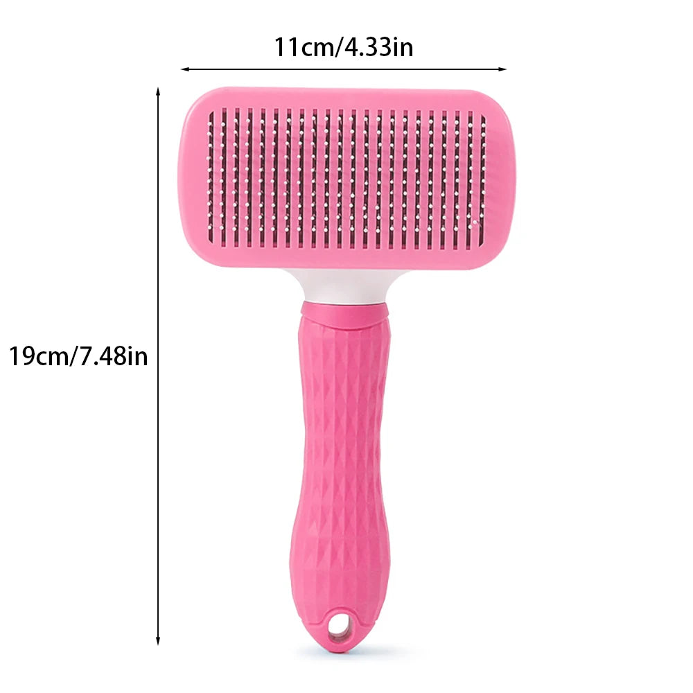 SelfCleaning Pet Hair Remover - Dematting Comb For Cats