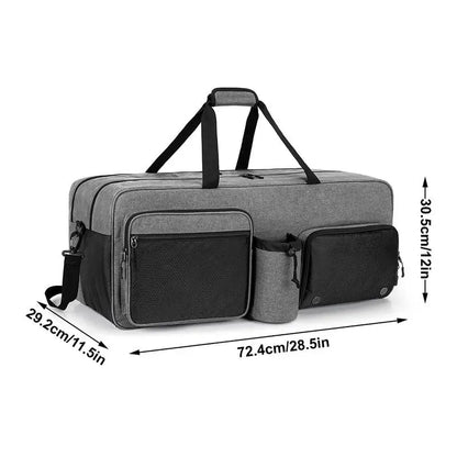 Separate Ventilated Shoe Compartment Tennis Duffel Bag