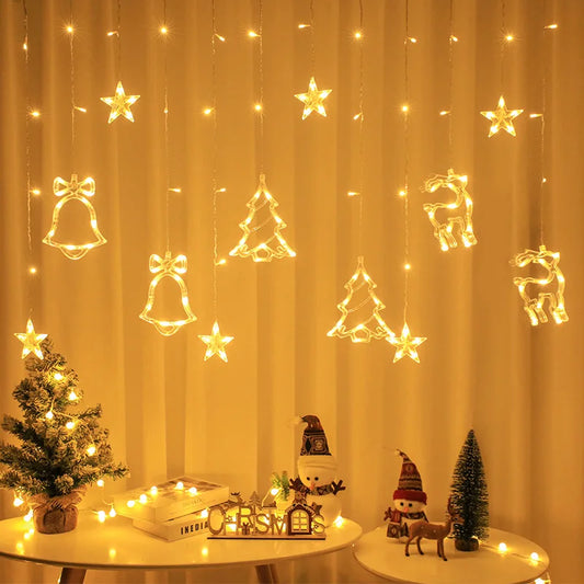 LED Christmas Garland String Lights Decor