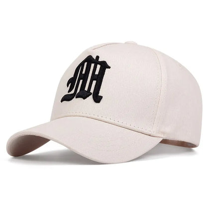 Casquette de baseball unisexe brodée avec la lettre M