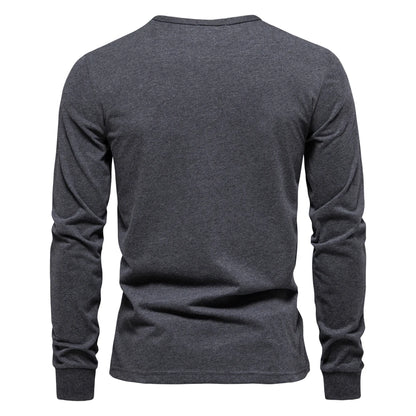 100% Cotton Long Sleeve Men's T-shirt