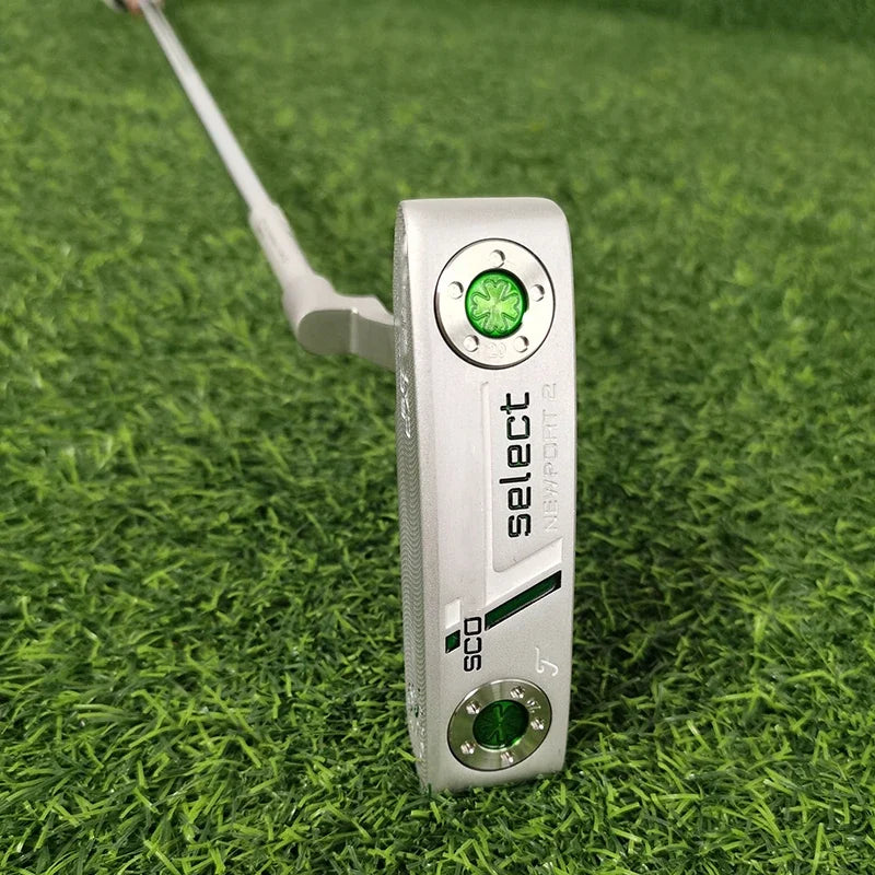 Slotted Putter with Protective Cover for Golf