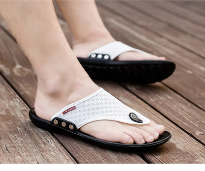 Rutschfester Bade-Flip-Flop, lässiger Strand-Slipper
