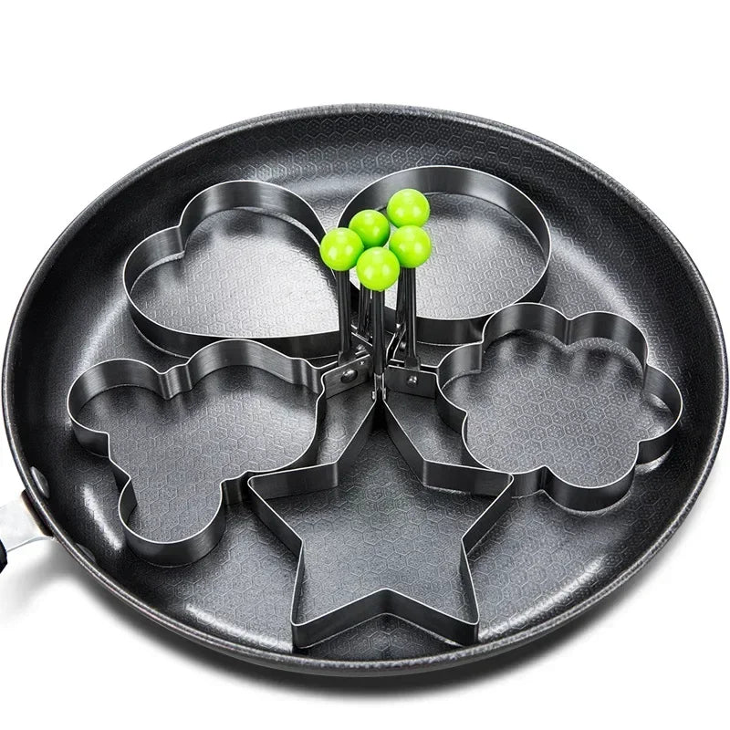 Non Stick Pancake Omelette Mold-Stainless Steel Egg Rings