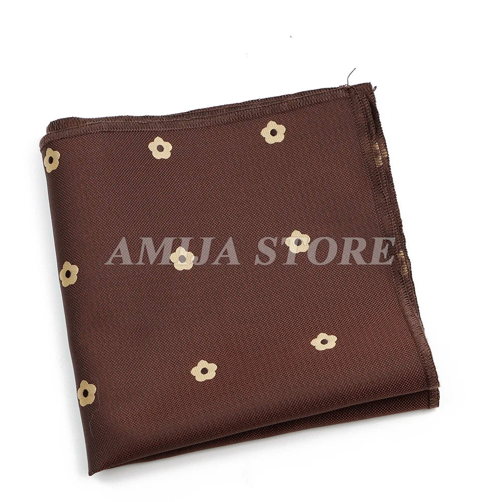 Men’s Floral Pocket Square – Premium Printed Handkerchief