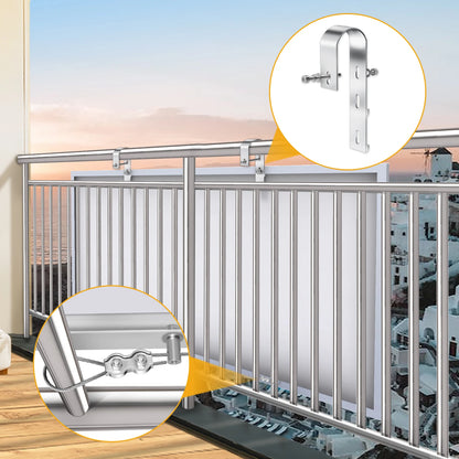 Aluminium Solar Panel Bracket Hook For Balcony