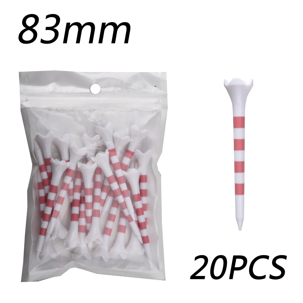 Colored Golf Tee - Durable Four-fork Plastic Golf Tee Set