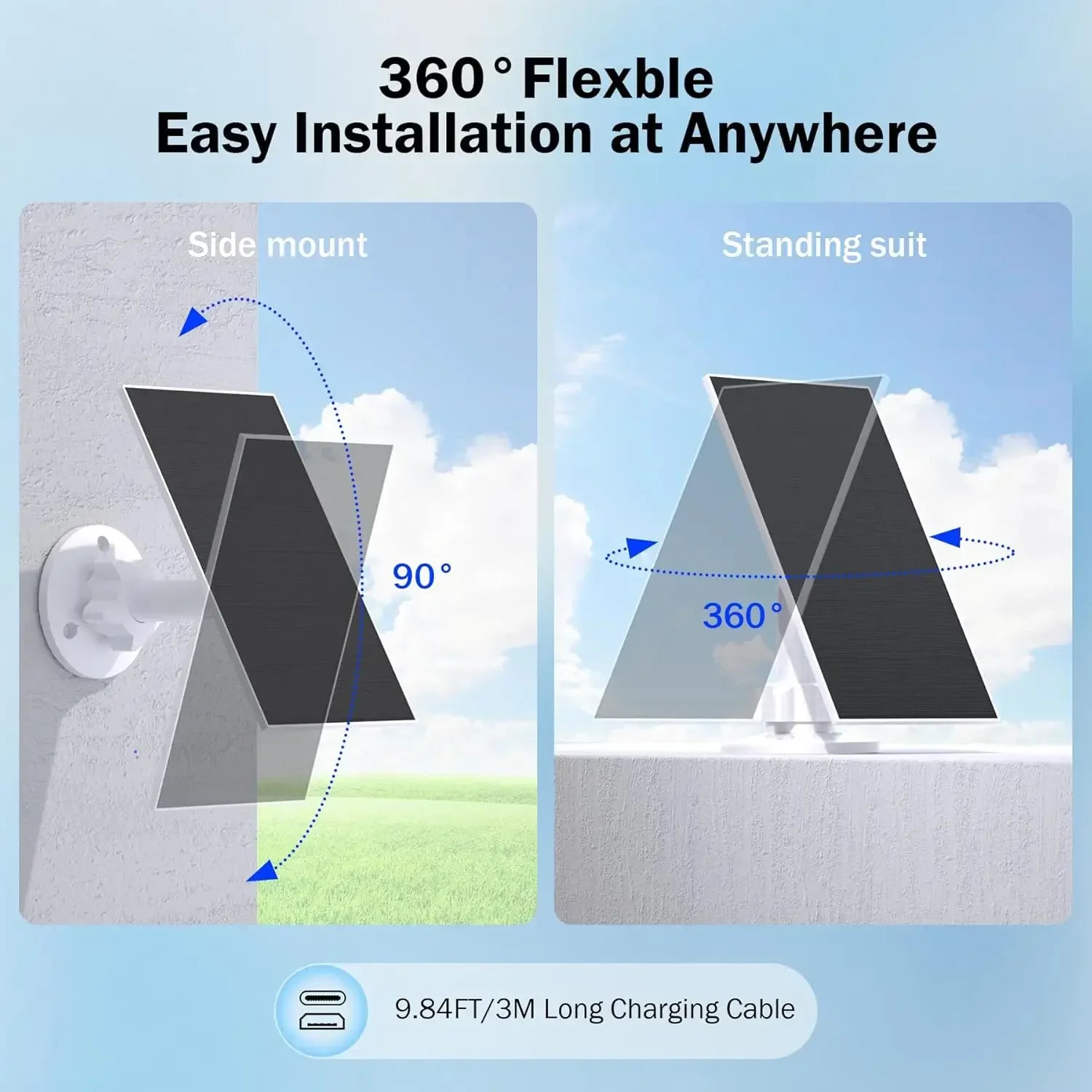 WIFI Camera Outdoor Waterproof 6V Solar Panel