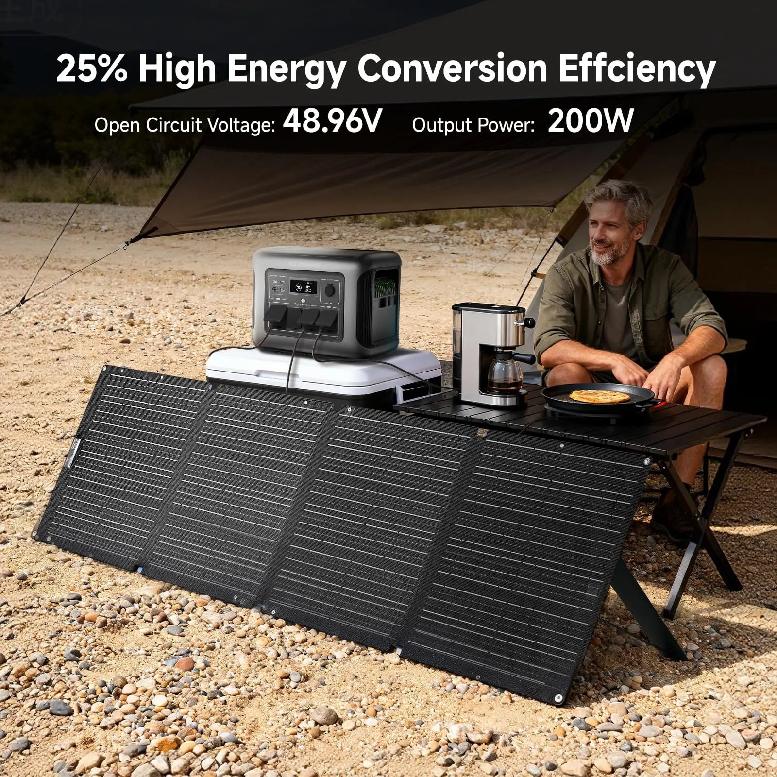 Foldable Monocrystalline Portable Solar Panel