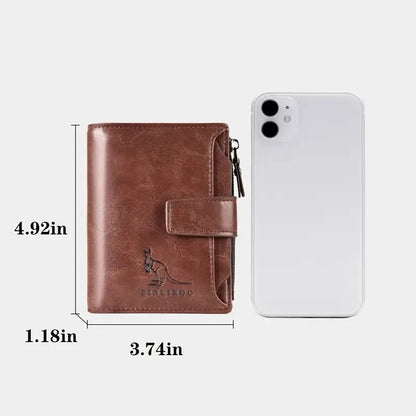 Men's RFID Blocking PU Leather Wallet