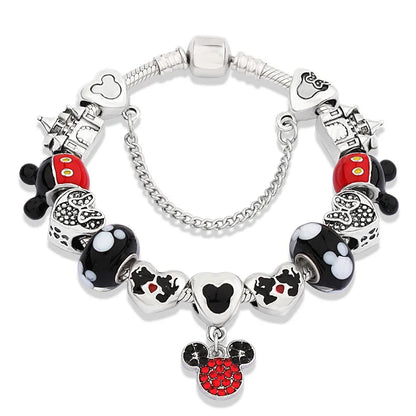 Charm-Armbänder mit Kristallperlen für Damen