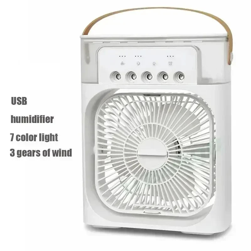 3 In 1 LED Light Household Small Air Cooler