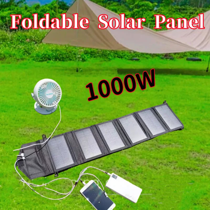 Fast Phone Charging 1000W Foldable Solar Panel
