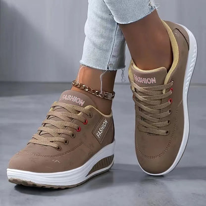 Women’s Platform Sneakers – Chunky Thick Sole Wedge Walking Shoes