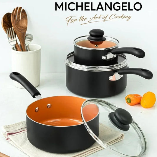 Multifunction Non-stick Saucepan Ceramic Coating  Kitchenware Set