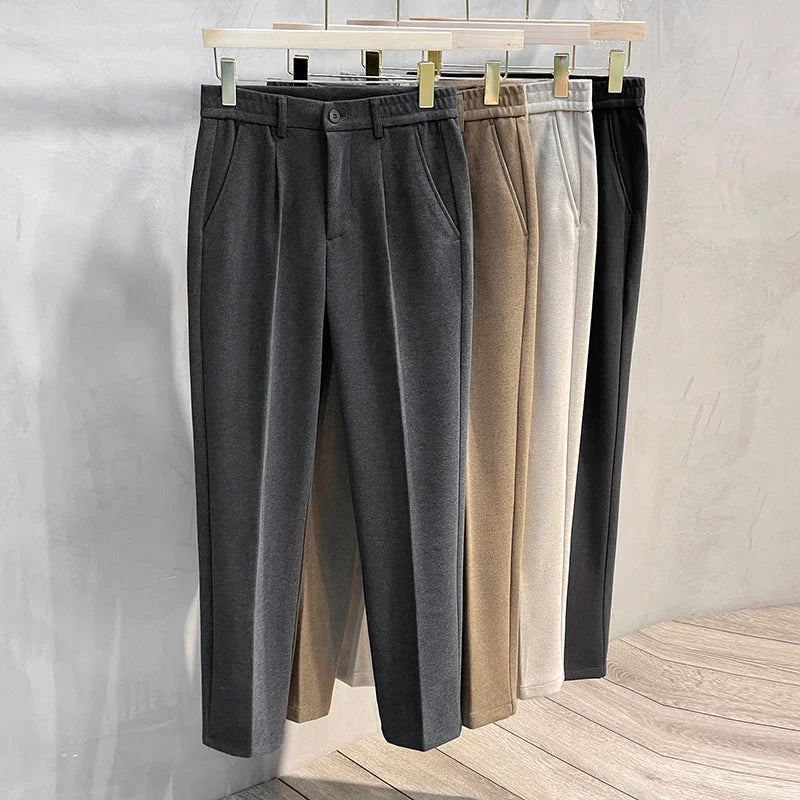 Autumn/Winter Classic Woolen Suit Pants