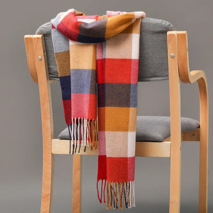 Unisex Cashmere Pashmina Scarf – Long Thick Warm Winter Shawl Wrap