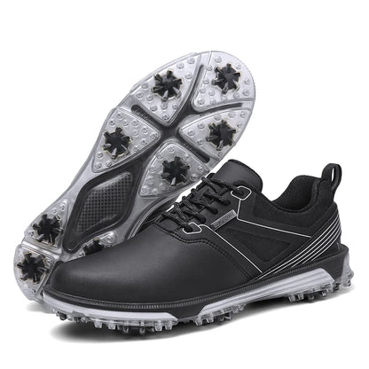 Waterproof Men’s Golf Shoes – Anti-Slip Spiked & Spikeless Golf Sport Shoes