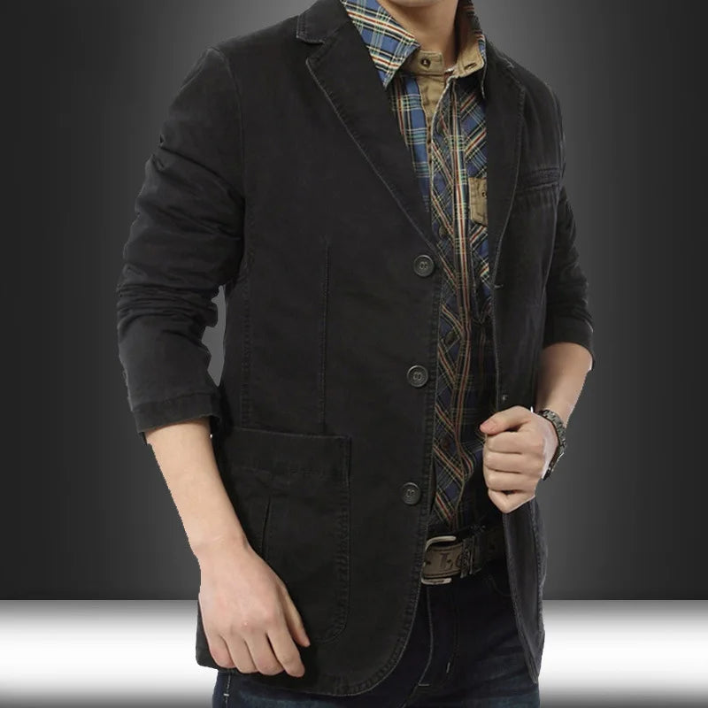Blazer classique slim fit pour homme - Style coréen