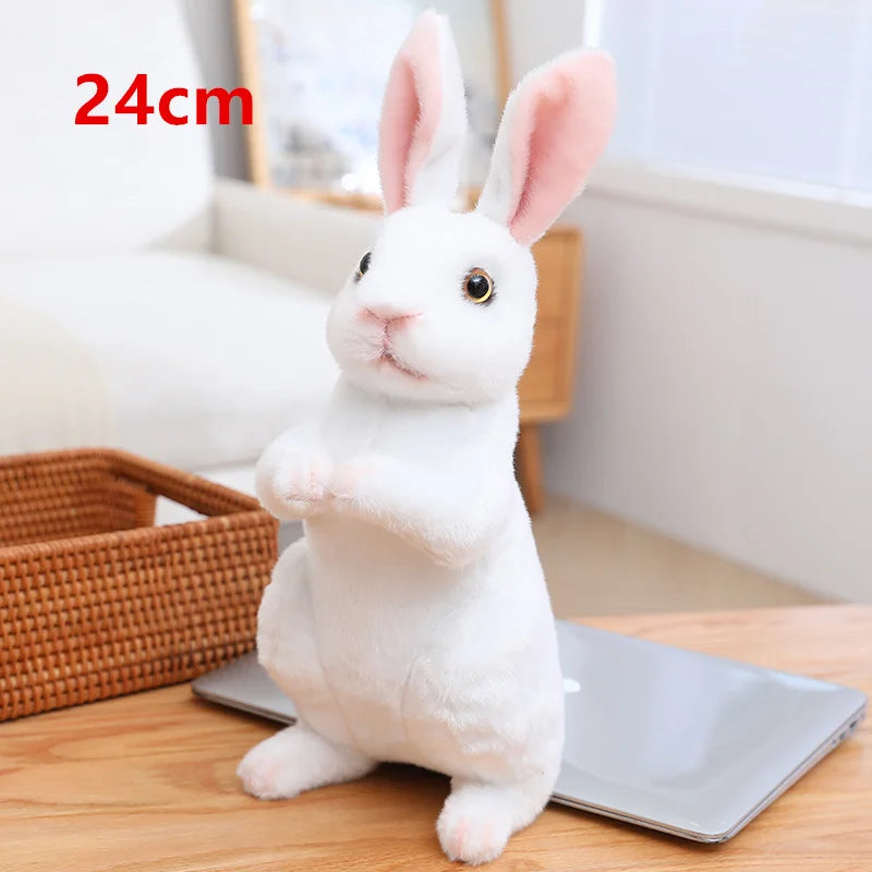 Realistic Interactive Plush Bunny Rabbit Toy