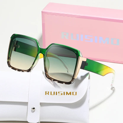 Women's Anti Reflective UV400 Square Gradient Sunglasses