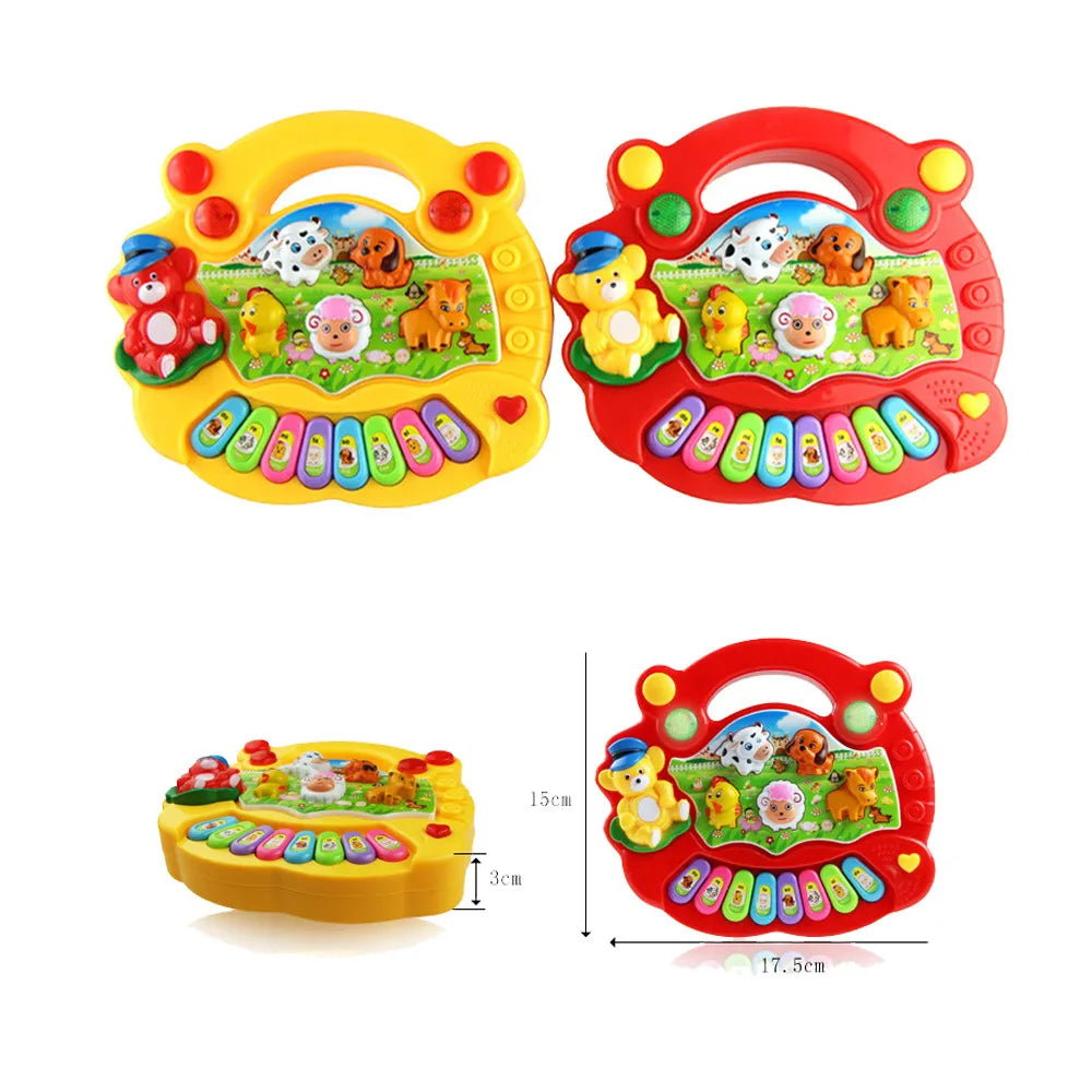 Electronic Early Education Baby Musical Animal Piano Toy
