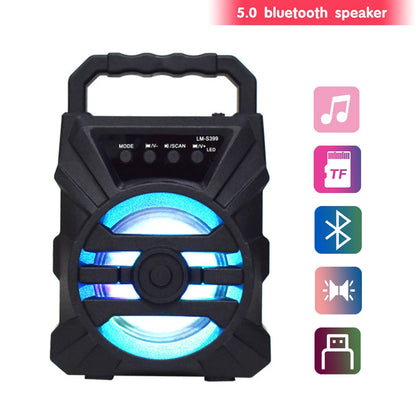 500mAh Bluetooth Speaker with Subwoofers