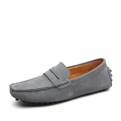 Rutschfeste, lässige Herren-Loafer aus Leder