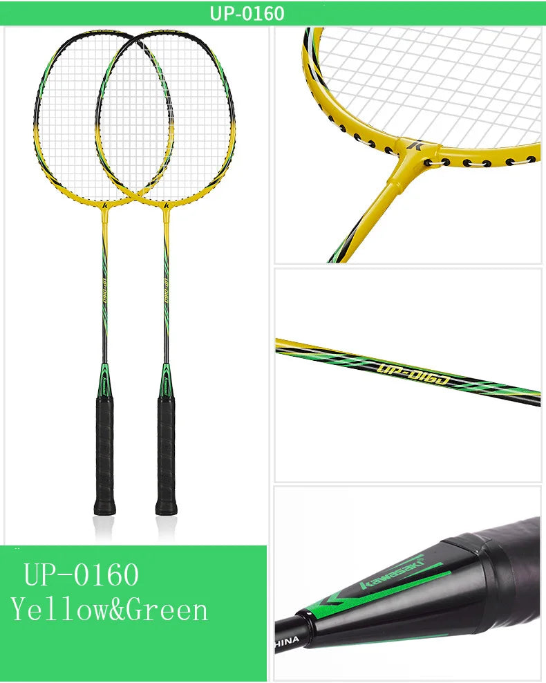 Ensemble de raquettes de tennis en aluminium Kawasaki 1U