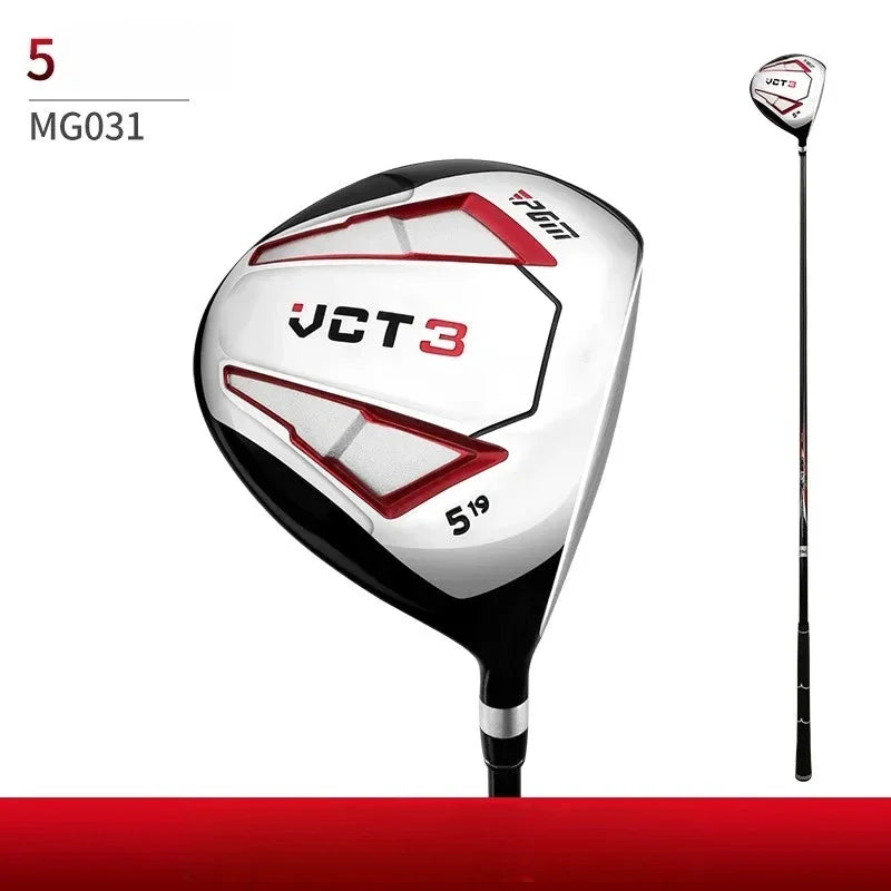 Ensemble de clubs de golf pour homme droitier – Driver avec manche en carbone et tête en alliage d'aluminium
