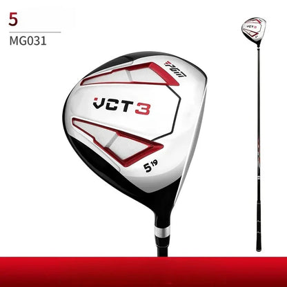 Ensemble de clubs de golf pour homme droitier – Driver avec manche en carbone et tête en alliage d'aluminium