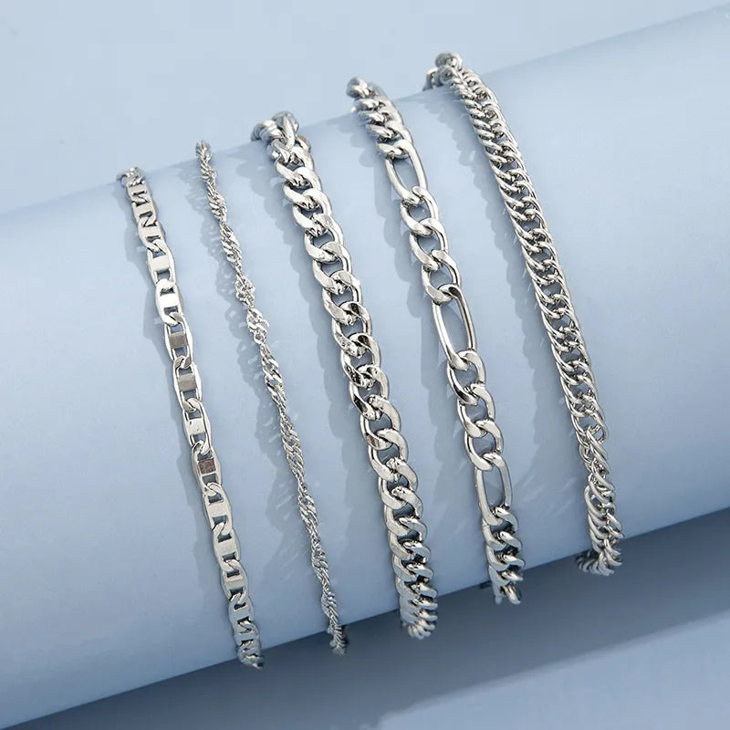 Fashion Metal Chain Multilayer Anklet