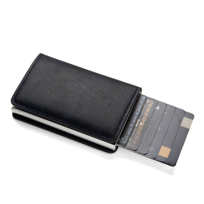 RFID Blocking Men's Leather Card Wallet