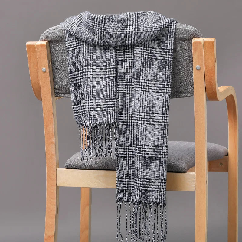 Unisex Cashmere Pashmina Scarf – Long Thick Warm Winter Shawl Wrap