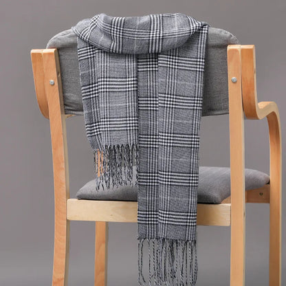 Unisex Cashmere Pashmina Scarf – Long Thick Warm Winter Shawl Wrap
