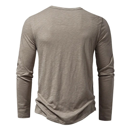 Men's Cotton Long Sleeve Casual T-Shirts