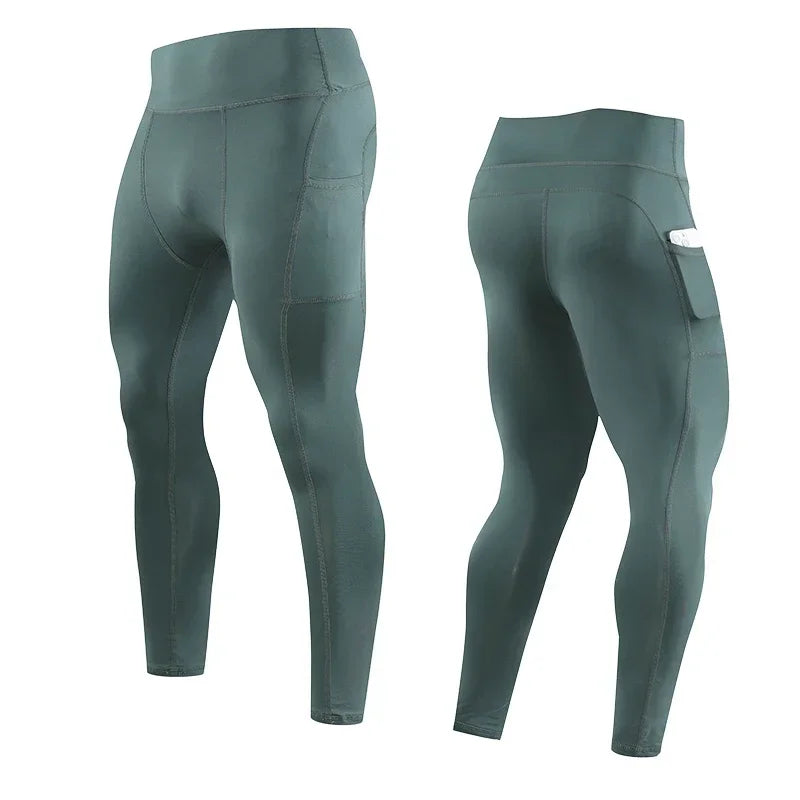 Men's Yoga Dry Fit Running Tight Leggings