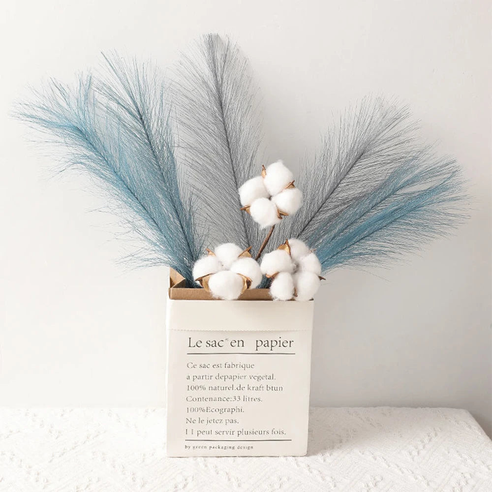 20Pcs Faux Pampas Grass Bouquet