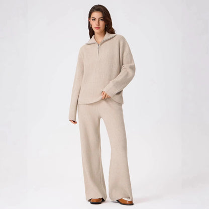 Gemütliches, elegantes Herbst-/Winter-Pullover-Set