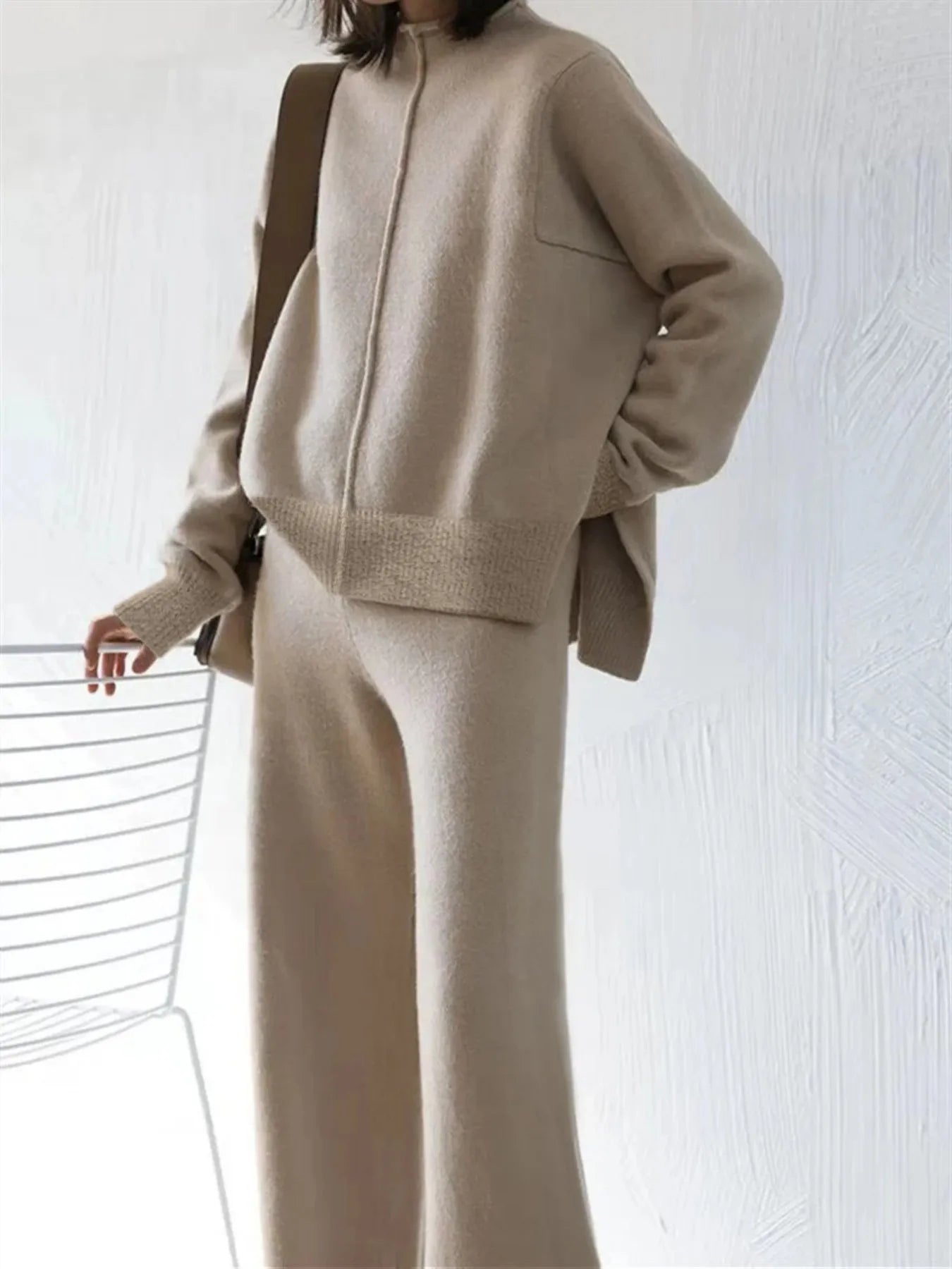 Cozy Elegance Autumn Winter Sweater Set