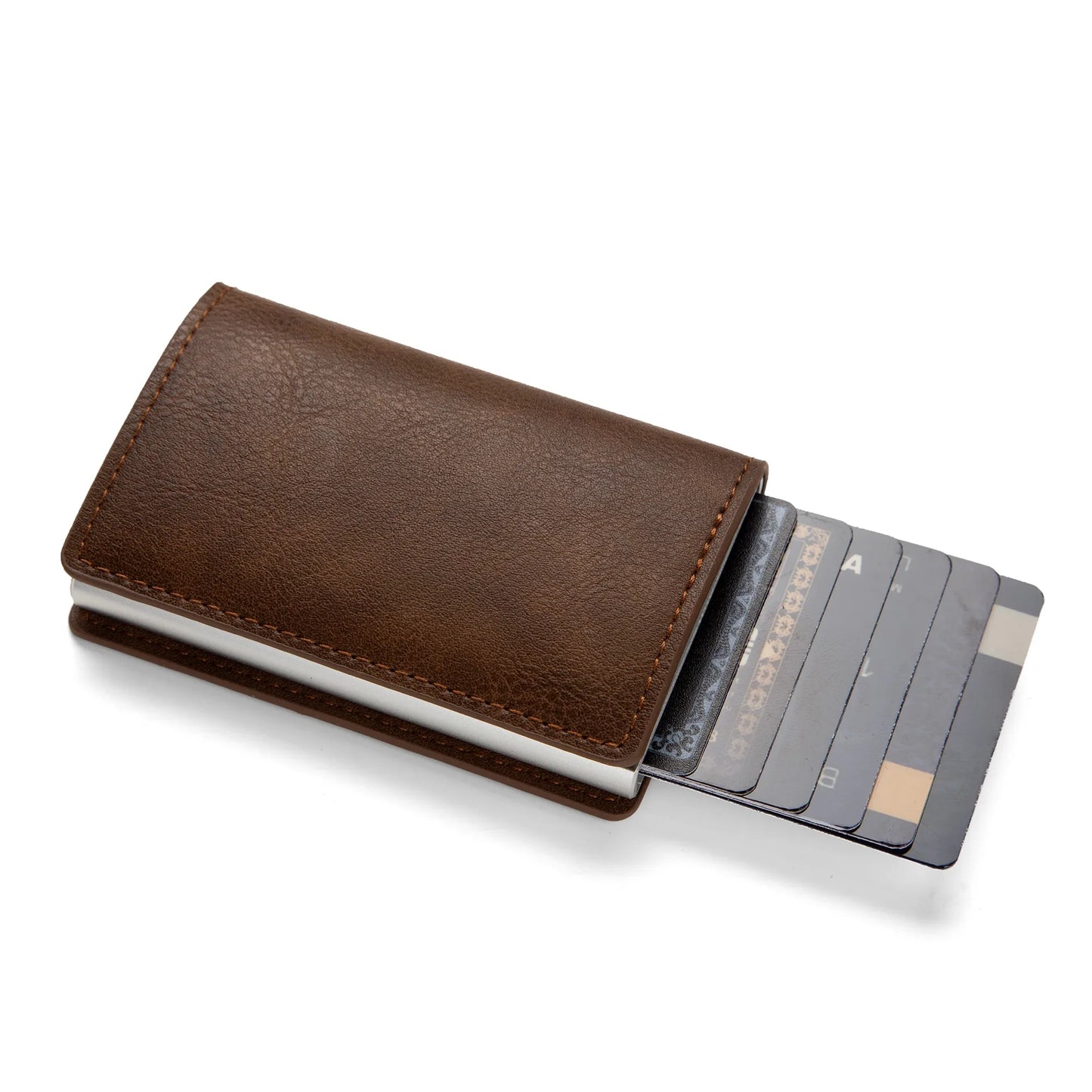 RFID Blocking Men's Leather Card Wallet