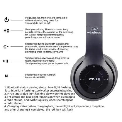 Faltbare Bluetooth 5.0-Kopfhörer