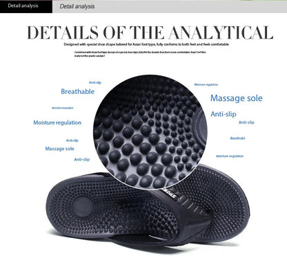 Men's Lightweight Massage Sole Indoor Beach Slippers