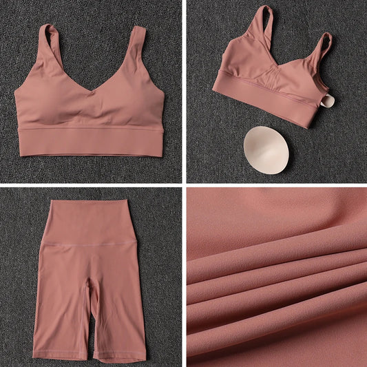 Women's Sports Bra Gym Yoga Tracksuit