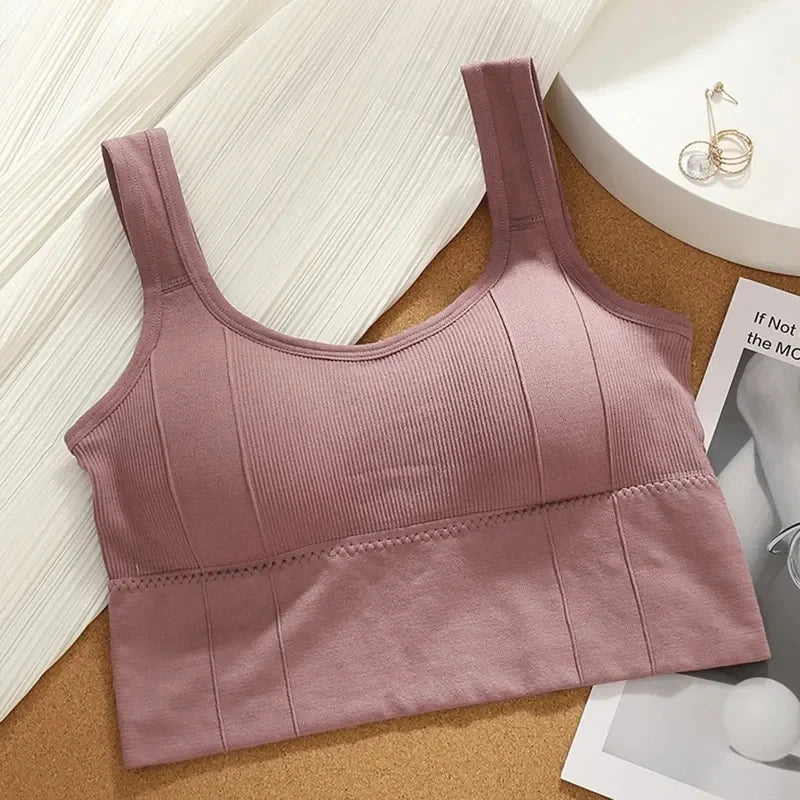 Women's Strapless Sports Bra Back Lingerie Innerwear