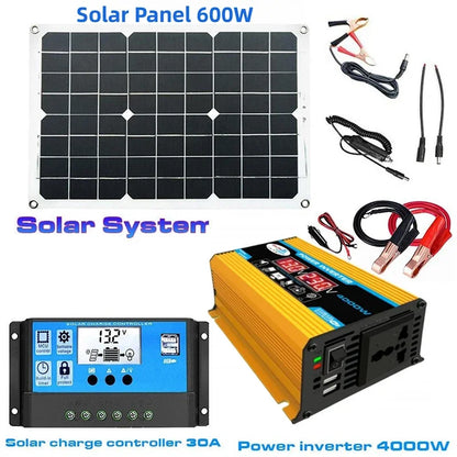 110V/220V Solar Inverter - Complete Solar Power Kit