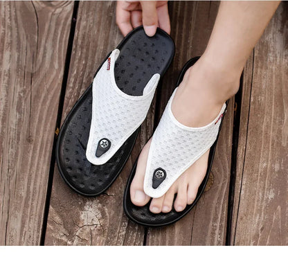 Rutschfester Bade-Flip-Flop, lässiger Strand-Slipper